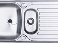 (EA09) Contract inset 1.5 bowl kitchen sink and drainer