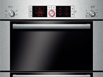 HBM56B551B brushed steel dounle multi function oven