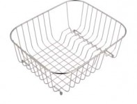 (UM0001) LH or RH classic radius cornered undermount 1.5 bowl kitchen sink basket WB03