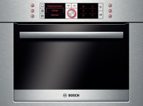 HBC86P753B brushed steel Compact oven with integrated microwave