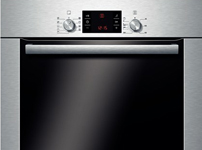HBG53R550B brushed steel multi function oven