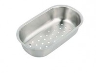 (UM0001) LH or RH classic radius cornered undermount 1.5 bowl kitchen sink CL09 Half Bown Colander