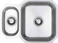(UM0001) Reversible classic radius cornered undermount 1.5 bowl kitchen sink