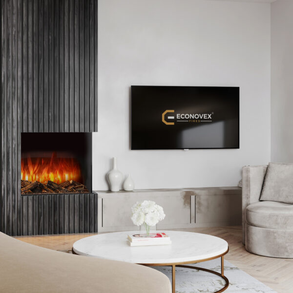 Econovex Fires E762 3 Sided Panoramic